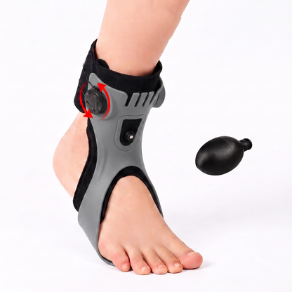 AFO Drop Foot Brace for Walking - Upgraded, Comfortable & Efficient, Adjustable, For Achilles Tendonitis, Plantar Fasciitis, Stroke, TBI, ALS, MS, Bone Fracture