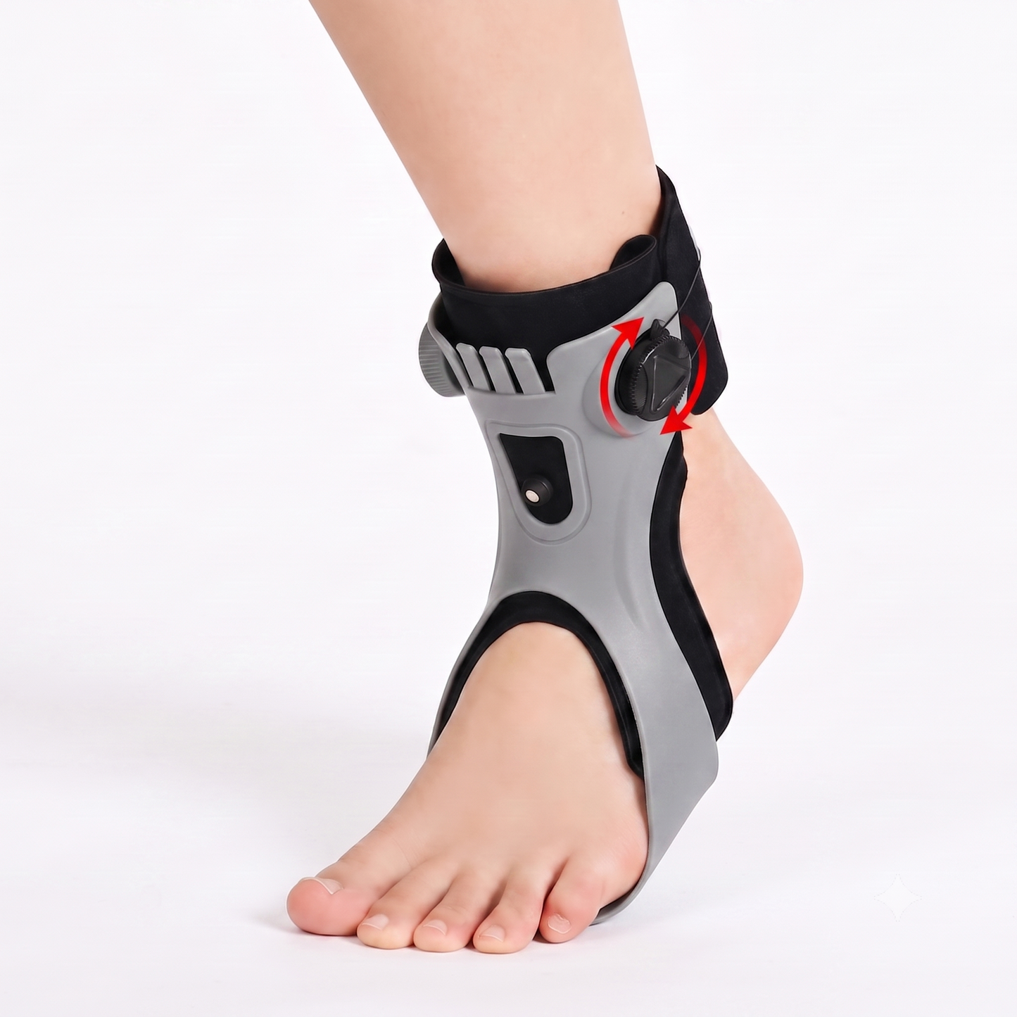 AFO Drop Foot Brace for Walking - Upgraded, Comfortable & Efficient, Adjustable, For Achilles Tendonitis, Plantar Fasciitis, Stroke, TBI, ALS, MS, Bone Fracture